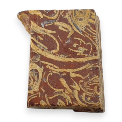 Jaspis mariam cięty surowy 22x18 mm nr 61