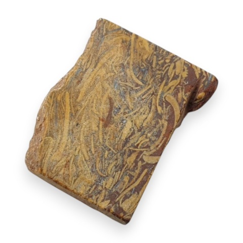 Jaspis mariam cięty surowy 24x20 mm nr 98