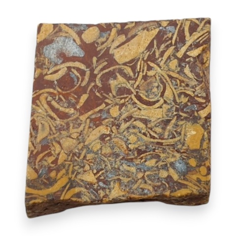 Jaspis mariam cięty surowy 24x21 mm nr 63