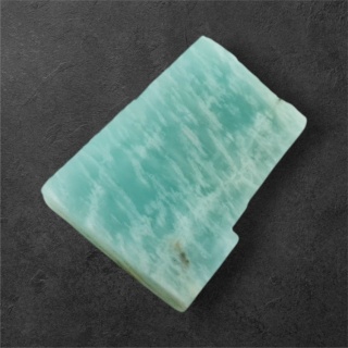 Amazonit cięty surowy 26x20 mm nr 111