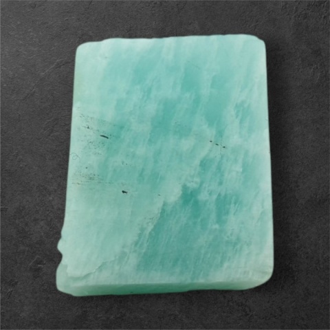 Amazonit cięty surowy 22x18 mm nr 175