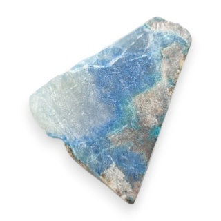 Chryzokola z azurytem cięta surowa 26x22 mm nr 190