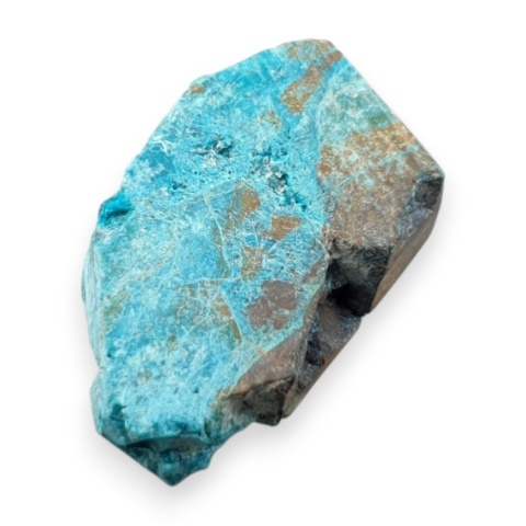 Chrysocolla with azurite cut raw 27x16 mm no 198