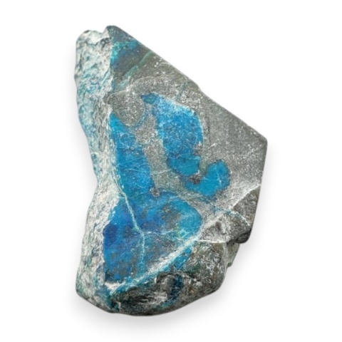Chrysocolla with azurite cut raw 27x16 mm no 205