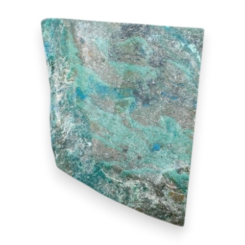 Chrysocolla with azurite cut raw 27x22 mm no 179