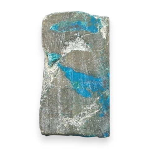 Chryzokola z azurytem cięta surowa 28x15 mm nr 194