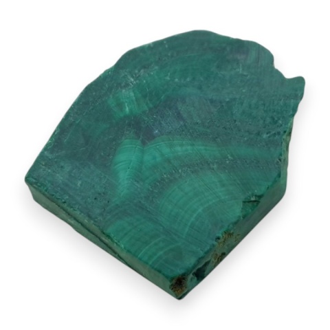 Malachit cięty surowy 25x21 mm nr 204