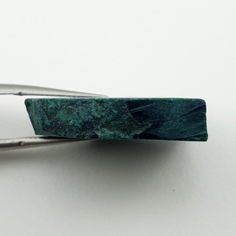 Malachit cięty surowy 25x21 mm nr 204