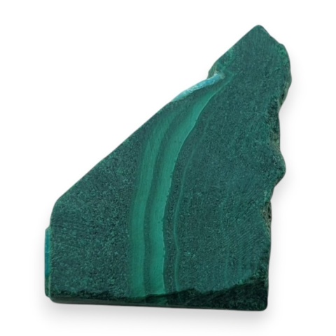 Malachit cięty surowy 26x20 mm nr 156