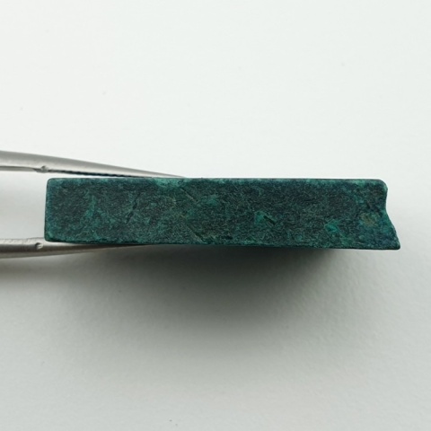 Malachit cięty surowy 28x20 mm nr 173