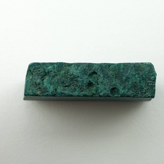 Malachit cięty surowy 28x21 mm nr 136