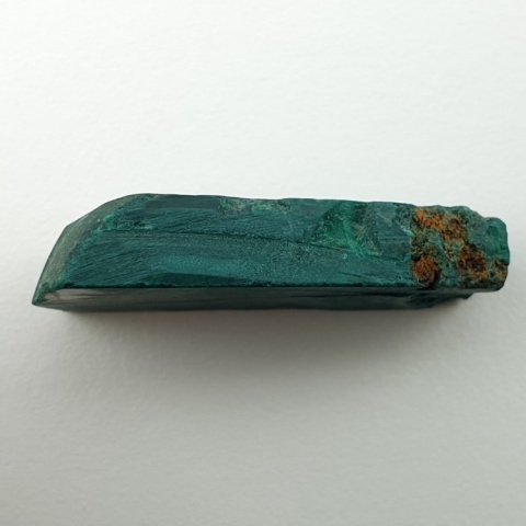 Malachit cięty surowy 32x18 mm nr 195