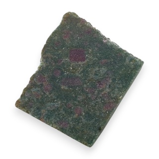 Rubin w fuchsycie cięty surowy 27x22 mm nr 60