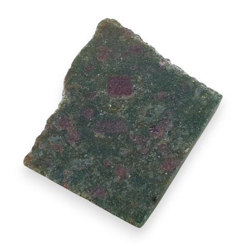 Ruby in fuchsite cut raw 27x22 mm no 60