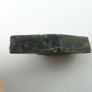 Ruby in fuchsite cut raw 38x25 mm no 59