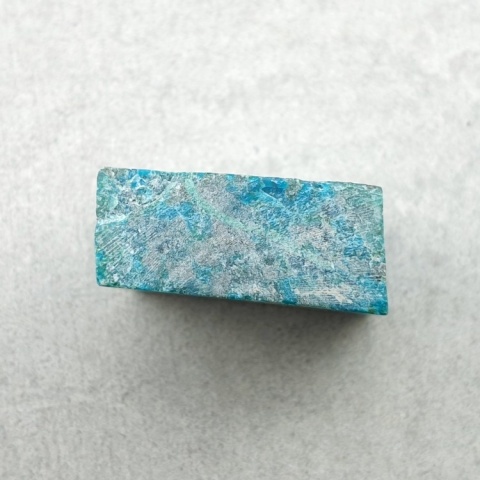 Chryzokola cięta surowa 18x18 mm nr 111