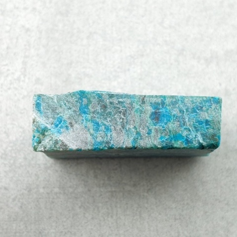 Chryzokola cięta surowa 25x22 mm nr 132