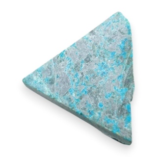 Chryzokola cięta surowa 27x26 mm nr 135