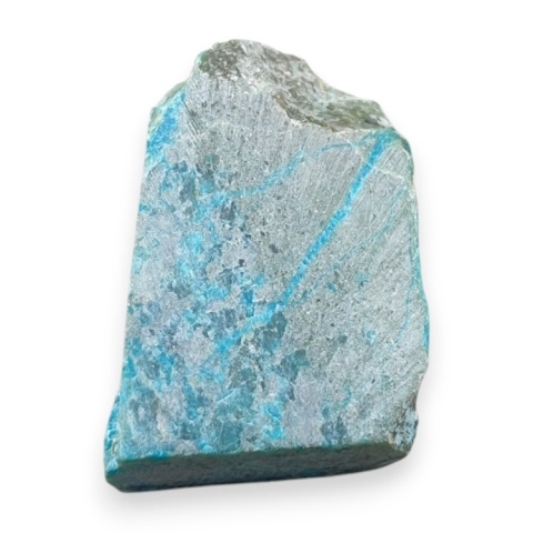 Chryzokola cięta surowa 28x19 mm nr 136