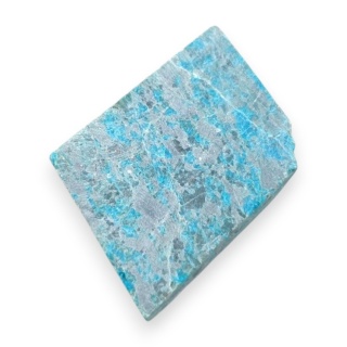Chryzokola cięta surowa 32x27 mm nr 106