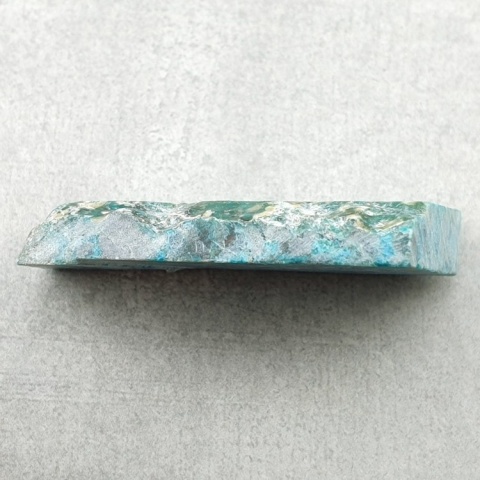 Chryzokola cięta surowa 38x24 mm nr 107