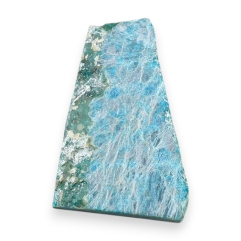 Chryzokola cięta surowa 38x24 mm nr 107