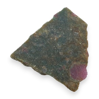 Rubin w fuchsycie cięty surowy 21x19 mm nr 137