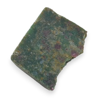 Rubin w fuchsycie cięty surowy 22x19 mm nr 96