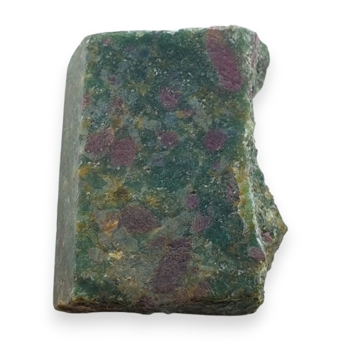 Rubin w fuchsycie cięty surowy 22x19 mm nr 96