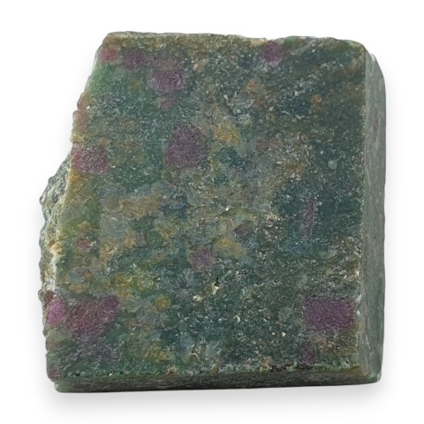 Rubin w fuchsycie cięty surowy 22x22 mm nr 143