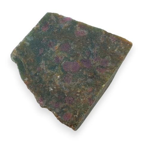 Rubin w fuchsycie cięty surowy 23x21 mm nr 141