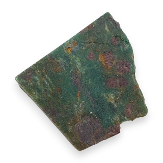 Rubin w fuchsycie cięty surowy 23x21 mm nr 147