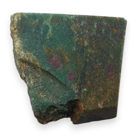 Rubin w fuchsycie cięty surowy 23x21 mm nr 147