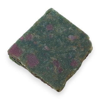 Rubin w fuchsycie cięty surowy 23x22 mm nr 115