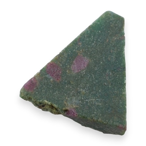Ruby in fuchsite cut raw 24x21 mm no 125