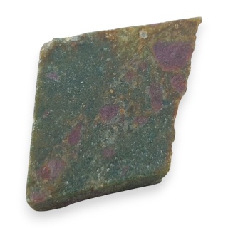 Rubin w fuchsycie cięty surowy 24x23 mm nr 116