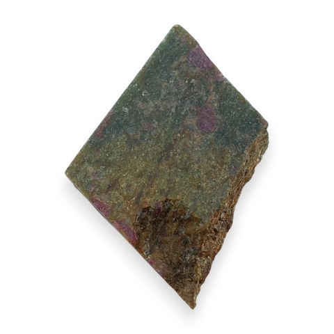 Rubin w fuchsycie cięty surowy 24x23 mm nr 116