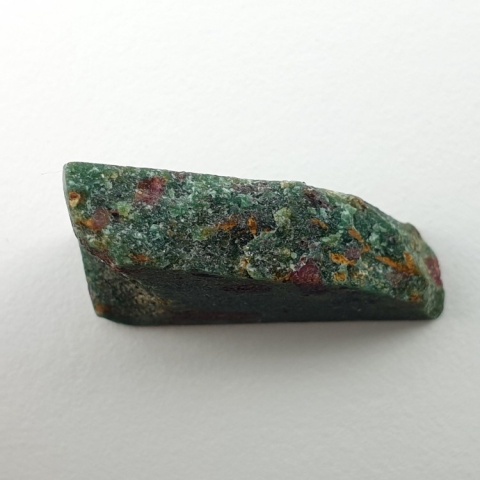 Ruby in fuchsite cut raw 25x17 mm no 132