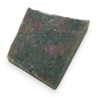 Rubin w fuchsycie cięty surowy 25x21 mm nr 118