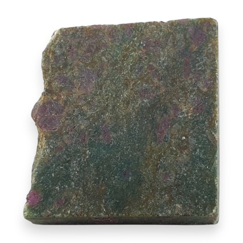 Ruby in fuchsite cut raw 25x24 mm no 95
