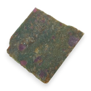 Rubin w fuchsycie cięty surowy 26x21 mm nr 134