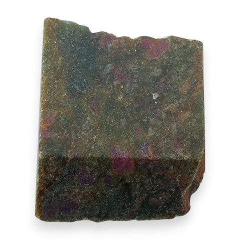 Ruby in fuchsite cut raw 26x21 mm no 134