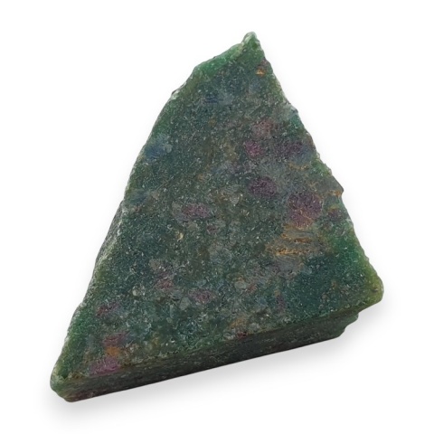 Rubin w fuchsycie cięty surowy 27x18 mm nr 149