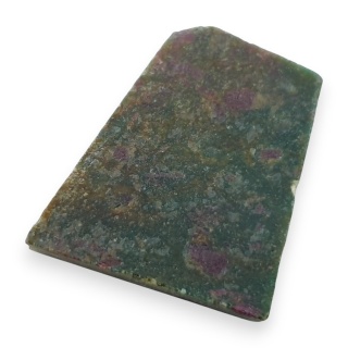 Rubin w fuchsycie cięty surowy 28x24 mm nr 98