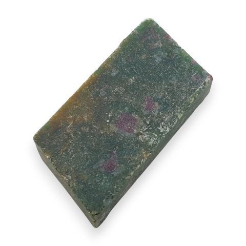 Rubin w fuchsycie cięty surowy 29x16 mm nr 69