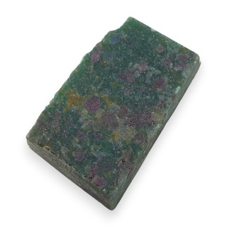 Rubin w fuchsycie cięty surowy 29x17 mm nr 105