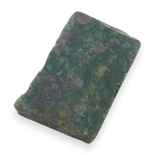 Rubin w fuchsycie cięty surowy 30x21 mm nr 79