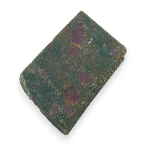 Rubin w fuchsycie cięty surowy 31x21 mm nr 67