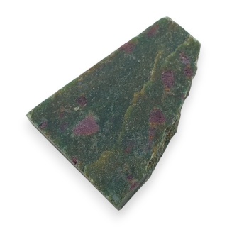 Rubin w fuchsycie cięty surowy 31x22 mm nr 104