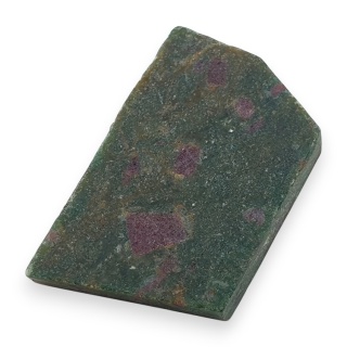 Rubin w fuchsycie cięty surowy 32x20 mm nr 72